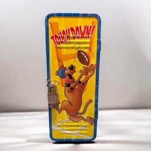 Scooby-Doo Yellow Metal Pencil Box